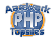 logo van Aardvark Topsites webhosting voor uw enquête