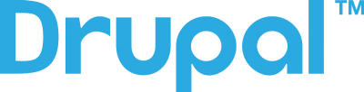 logo van Drupal webhosting voor uw cms