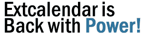 logo van ExtCalendar webhosting voor uw kalender