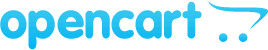 logo van OpenCart webhosting voor uw webwinkel