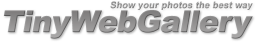 logo van TinyWebGallery webhosting voor uw fotoalbum