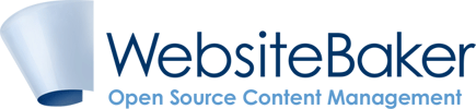 logo van WebsiteBaker webhosting voor uw cms