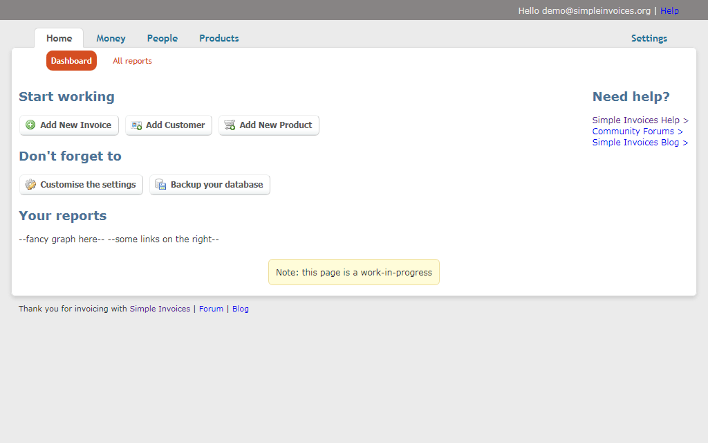 simple invoicing